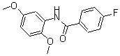 CAS 登录号：198134-75-7， N-(2,5-二甲氧基苯基)-4-氟苯甲酰胺