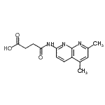 CAS#: 198221-13-5, 4-[(5,7-Dimethyl-1,8-Naphthyridin-2-Yl)Amino]-4-Oxobutanoic Acid