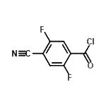 CAS#: 198280-44-3, 4-Cyano-2,5-Difluorobenzoyl Chloride