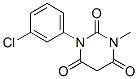CAS 登录号：1983-34-2， 1-(3-氯苯基)-3-甲基-2,4,6(1H,3H,5H)-嘧啶三酮