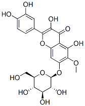 CAS#: 19833-25-1, 2-(3,4-Dihydroxyphenyl)-7-(beta-D-Glucopyranosyloxy)-3,5-Dihydroxy-6-Methoxy-4H-1-Benzopyran-4-One