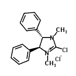 CAS 登录号:198625-67-1, (4S,5S)-2-氯-1,3-二甲基-4,5-二苯基-4,5-二氢-1H-咪唑-3-鎓氯化物