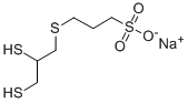 CAS 登录号：19872-31-2， 3-((2,3-二巯基丙基)硫代)-1-丙烷磺酸钠盐