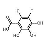 CAS#: 198832-22-3, 2,3-Difluoro-4,5,6-trihydroxybenzoic acid