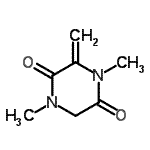 CAS#: 198877-45-1, 1,4-Dimethyl-3-Methylene-2,5-Piperazinedione
