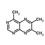 CAS 登录号：19899-61-7， 4,6,7-三甲基蝶啶