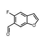 CAS#: 199391-71-4, 5-Fluoro-1-Benzofuran-6-Carbaldehyde
