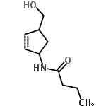 CAS 登录号：199395-81-8， N-[4-(羟基甲基)-2-环戊烯-1-基]丁酰胺