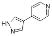 CAS 登录号：19959-71-8， 4-(1H-吡唑-4-基)-吡啶