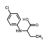 CAS 登录号：199679-86-2， 2-[(4-氯苯基)氨基]丁酸