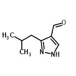 CAS#: 199682-75-2, 3-Isobutyl-1H-Pyrazole-4-Carbaldehyde