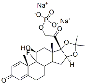 CAS#: 1997-15-5, (11beta,16alpha)-9-Fluoro-11-Hydroxy-16,17-[(1-Methylethylidene)Bis(Oxy)]-21-(Phosphonooxy)-Pregna-1,4-Diene-3,20-Dione Disodium Salt