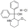 CAS 登录号：19974-71-1， (3-甲氧基-2-哌啶基)-二苯基-甲醇盐酸盐