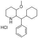 CAS#: 19974-74-4, 2-(alpha-Cyclohexylbenzyl)-3-Methoxypiperidine Hydrochloride