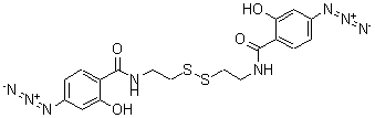 CAS 登录号：199804-21-2， N,N'-(二硫代二-2,1-乙二基)二[4-叠氮基-2-羟基-苯甲酰胺