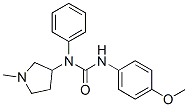 CAS 登录号：19996-92-0， 3-(4-甲氧基苯基)-1-(1-甲基-3-吡咯烷基)-1-苯基脲