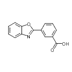 CAS 登录号：20000-56-0， 3-(1,3-苯并恶唑-2-基)苯甲酸