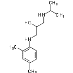 CAS 登录号：20013-91-6， 1-[(2,4-二甲基苯基)氨基]-3-(异丙基氨基)-2-丙醇
