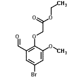CAS#: 20037-36-9, Ethyl (4-Bromo-2-Formyl-6-Methoxyphenoxy)Acetate