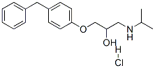 CAS 登录号：20041-45-6， 1-(4-苄基苯氧基)-3-(丙-2-基氨基)丙-2-醇盐酸盐