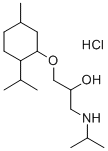 CAS 登录号：20041-47-8， 1-(异丙基氨基)-3-(P-薄荷-3-基氧基)-2-丙醇盐酸盐