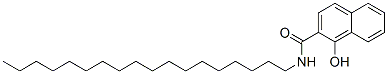 CAS 登录号：20043-92-9， 1-羟基-N-十八烷基萘-2-甲酰胺
