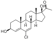 CAS 登录号：20047-75-0， 氯孕酮