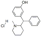 CAS 登录号：20068-91-1， 3-[(1-甲基-2-哌啶基)-苯基-甲基]苯酚盐酸盐