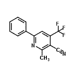 CAS#: 200879-63-6, 2-Methyl-6-Phenyl-4-(Trifluoromethyl)Nicotinonitrile