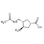 CAS 登录号：201000-32-0， (1S,3S,4R)-3-(乙酰氨基甲基)-4-氨基环戊烷羧酸