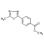 CAS#: 201050-72-8, Methyl 4-(5-Methyl-1,3,4-Oxadiazol-2-Yl)Benzoate