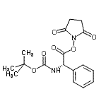 CAS#: 201152-47-8, 2-Methyl-2-Propanyl {(1S)-2-[(2,5-Dioxo-1-Pyrrolidinyl)Oxy]-2-Oxo-1-Phenylethyl}Carbamate