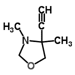 CAS 登录号：20116-22-7， 4-乙炔基-3,4-二甲基-1,3-恶唑烷