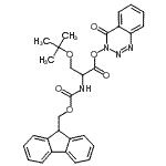CAS 登录号：201210-27-7， 4-氧代-1,2,3-苯并三嗪-3(4H)-基N-[(9H-芴-9-基甲氧基)羰基]-O-(2-甲基-2-丙基)丝氨酸酯