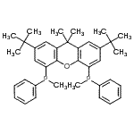 CAS#: 201226-88-2, [9,9-Dimethyl-2,7-Bis(2-Methyl-2-Propanyl)-9H-Xanthene-4,5-Diyl]Bis[Methyl(Phenyl)Phosphine]