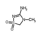 CAS#: 201363-05-5, 4-Methyl-4,5-Dihydro-1,2,4-Thiadiazol-3-Amine 1,1-Dioxide