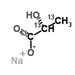 CAS#: 201595-71-3, Sodium (2S)-2-Hydroxy(<Sup>13</Sup>C<Sub>3</Sub>)Propanoate