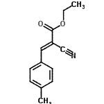 CAS 登录号：2017-88-1， 乙基(2E)-2-氰基-3-(4-甲基苯基)丙烯酸酯