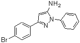 CAS 登录号：201735-04-8， 3-(4-溴苯基)-1-苯基-1H-吡唑-5-胺