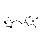 CAS#: 202118-31-8, 4-[(E)-(1H-1,2,4-Triazol-3-Ylimino)Methyl]-1,2-Benzenediol