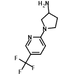 CAS#: 202267-08-1, 1-[5-(Trifluoromethyl)-2-Pyridinyl]-3-Pyrrolidinamine