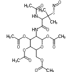 CAS#: 202656-49-3, 1,3,4,6-Tetra-O-Acetyl-2-{[N-Acetyl-3-(Nitrososulfanyl)Valyl]Amino}-2-Deoxyhexopyranose