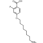 CAS 登录号：203066-97-1， 2-氟-4-(壬氧基)苯甲酸