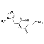 CAS 登录号：20314-38-9， N-(4-氨基丁烷酰基)-3-甲基-L-组氨酸