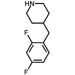 CAS 登录号：203860-02-0， 4-(2,4-二氟苄基)哌啶
