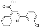 CAS 登录号：20389-10-0， 2-(3-氯苯基)-4-喹啉羧酸