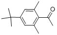 CAS 登录号：2040-10-0， 1-[4-叔丁基-2,6-二甲基苯基]-乙酮