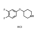 CAS 登录号：204013-09-2， 4-(3,4-二氟苯氧基)哌啶盐酸盐(1:1)