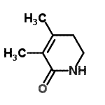 CAS#: 204118-35-4, 3,4-Dimethyl-5,6-Dihydro-2(1H)-Pyridinone