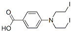 CAS 登录号：2045-13-8， 4-(二(2-碘乙基)氨基)苯甲酸